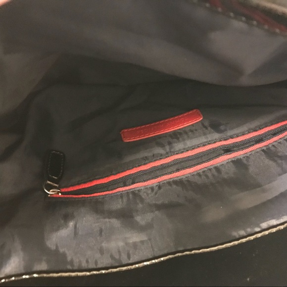 Tommy Hilfiger Black Purse Jacquard Shoulder Bag - Picture 7 of 8